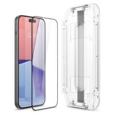 Spigen EDZETT ÜVEG SPIGEN GLAS.TR "EZ FIT" FC IPHONE 15 PLUS FEKETE