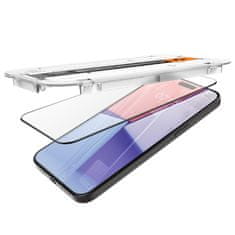 Spigen EDZETT ÜVEG SPIGEN GLAS.TR "EZ FIT" FC IPHONE 15 PRO MAX FEKETE