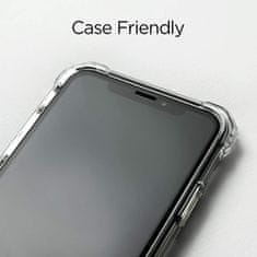 Spigen EDZETT ÜVEG SPIGEN GLASS FC IPHONE 11 FEKETE