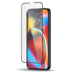 Spigen EDZETT ÜVEG SPIGEN GLASS FC IPHONE 13 / 13 PRO / 14 FEKETE