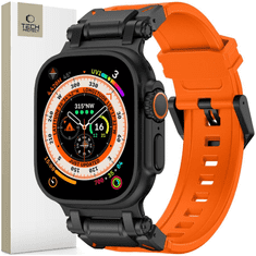 Tech-protect TECH-PROTECT DELTA PRO APPLE WATCH 4 / 5 / 6 / 7 / 8 / 9 / SE / ULTRA 1 / 2 (42 / 44 / 45 / 49 MM) NARANCS/FEKETE