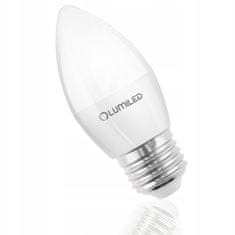 LUMILED 6x LED izzó E27 B35 2,5W = 25W 249lm 3000K Meleg fehér 180°