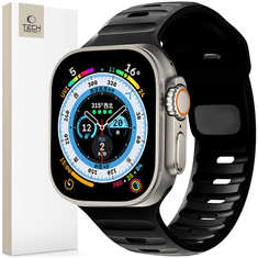 Tech-protect TECH-PROTECT ICONBAND LINE APPLE WATCH 4 / 5 / 6 / 7 / 8 / 9 / SE / ULTRA 1 / 2 (42 / 44 / 45 / 49 MM) FEKETE