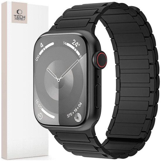 Tech-protect TECH-PROTECT ICONBAND MÁGNESES APPLE ÓRA 4 / 5 / 6 / 7 / 8 / 9 / SE / ULTRA 1 / 2 (42 / 44 / 45 / 49 MM) FEKETE