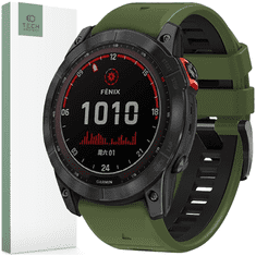 Tech-protect TECH-PROTECT ICONBAND PRO GARMIN FENIX 3 / 5X / 3HR / 5X PLUS / 6X / 6X PRO / 7X ARMY ZÖLD/FEKETE