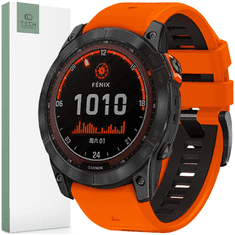 Tech-protect TECH-PROTECT ICONBAND PRO GARMIN FENIX 3 / 5X / 3HR / 5X PLUS / 6X / 6X PRO / 7X NARANCS/FEKETE