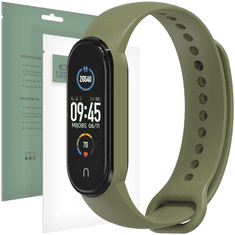 Tech-protect TECH-PROTECT ICONBAND XIAOMI MI SMART BAND 5 / 6 / 7 / NFC MILITARY GREEN