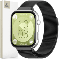 Tech-protect TECH-PROTECT MILANESEBAND HUAWEI ÓRA FIT 3 FEKETE