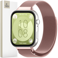 Tech-protect TECH-PROTECT MILANESEBAND HUAWEI ÓRA FIT 3 ROSE GOLD