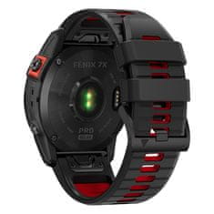 Tech-protect TECH-PROTECT ICONBAND PRO GARMIN FENIX 3 / 5X / 3HR / 5X PLUS / 6X / 6X PRO / 7X FEKETE/PIROS