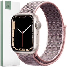 Tech-protect TECH-PROTECT NYLON APPLE WATCH 4 / 5 / 6 / 7 / 8 / 9 / SE (38 / 40 / 41 MM) PINK SAND