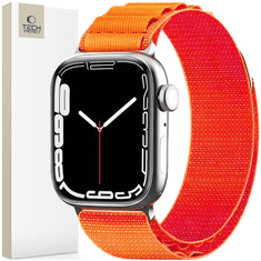 Tech-protect TECH-PROTECT NYLON PRO APPLE WATCH 4 / 5 / 6 / 7 / 8 / 9 / SE / ULTRA 1 / 2 (42 / 44 / 45 / 49 MM) NARANCS