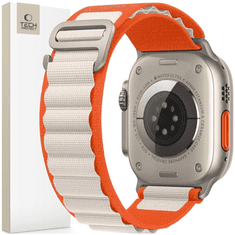 Tech-protect TECH-PROTECT NYLON PRO APPLE WATCH 4 / 5 / 6 / 7 / 8 / 9 / SE / ULTRA 1 / 2 (42 / 44 / 45 / 49 MM) NARANCS / MOUSY