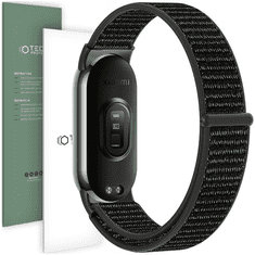 Tech-protect TECH-PROTECT NYLON XIAOMI SMART BAND 8/8 NFC FEKETE