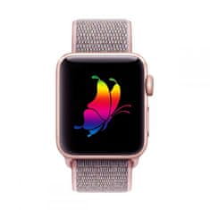 Tech-protect TECH-PROTECT NYLON APPLE WATCH 4 / 5 / 6 / 7 / 8 / 9 / SE (38 / 40 / 41 MM) PINK SAND