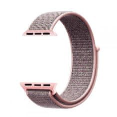 Tech-protect TECH-PROTECT NYLON APPLE WATCH 4 / 5 / 6 / 7 / 8 / 9 / SE (38 / 40 / 41 MM) PINK SAND