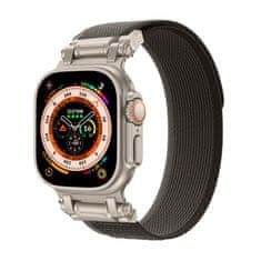 Tech-protect TECH-PROTECT NYLON DELTA APPLE WATCH 4 / 5 / 6 / 7 / 8 / 9 / SE / ULTRA 1 / 2 (42 / 44 / 45 / 49 MM) FEKETE/NARANCS