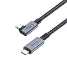 Tech-protect TECH-PROTECT ULTRABOOST MAX "L" USB 4.0 8K 40GBPS TYPE-C KÁBEL PD240W 150CM SZÜRKE