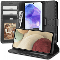 Tech-protect TECH-PROTECT WALLET GALAXY A55 5G FEKETE