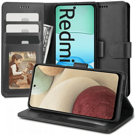 Tech-protect TECH-PROTECT WALLET XIAOMI REDMI 13 FEKETE