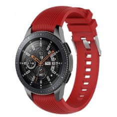 BStrap Silicone Davis szíj Samsung Gear S3, dark red