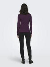 ONLY Női póló ONLKIRA Regular Fit 15302894 Italian Plum (Méret L)