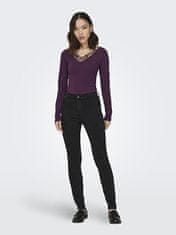 ONLY Női póló ONLKIRA Regular Fit 15302894 Italian Plum (Méret L)