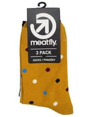 MEATFLY 3 PACK - zokni LEXY Mini Dots (Méret 36-39)