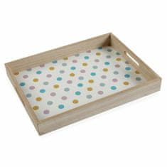 NEW Versa Springdots fa MDF tálca (30 x 5 x 45 cm)