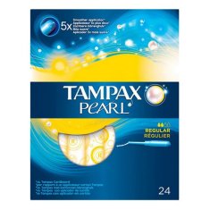 NEW Tampon csomag Pearl Regular Tampax Tampax Pearl (24 uds) 24 uds