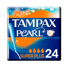 NEW Tampon csomag Pearl Super Plus Tampax Tampax Tampax Pearl (24 uds) 24 uds