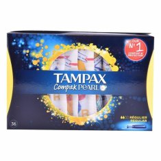 NEW Tamponcsomag Pearl Regular Tampax Tampax Pearl Compak (36 db) 36 darab