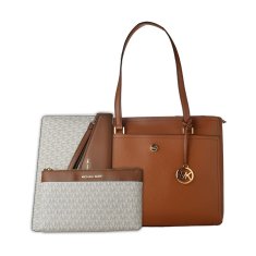 NEW Kézitáska Női Michael Kors 35T1G5MT7T-BROWN-VANILLA Barna 38 x 28 x 12 cm