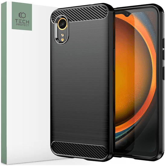 Tech-protect TECH-PROTECT TPUCARBON GALAXY XCOVER 7 FEKETE