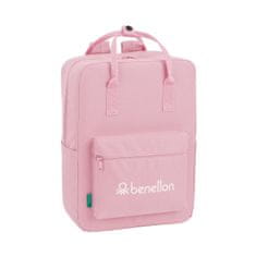 NEW Hátizsák felső fogantyúval és rekeszekkel Benetton Pink Pink 13 L 27 x 38 x 13 cm 27 x 38 x 13 cm