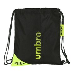 NEW Umbro Essentials hátizsák pántokkal Black Lime (35 x 40 x 1 cm)