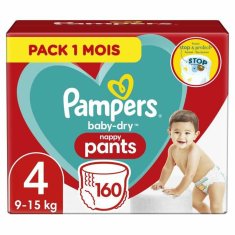 NEW Pampers Body-dry T4 eldobható pelenkák (160 uds)