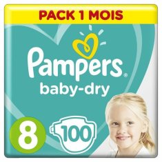 NEW Pampers Baby Dry eldobható pelenkák (100 uds) (17+ kg)