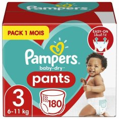 NEW Pampers Baby-Dry nadrág 3 méret (180 uds)