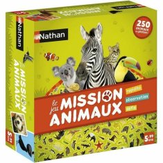 NEW Nathan Mission animaux társasjáték (FR)