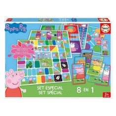 NEW Peppa Malac 8in1 társasjáték Educa 16791 Színes (ES-FR)