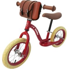 NEW Funbee Retro Balance Bike Gyerek kerékpár hátizsák piros barna