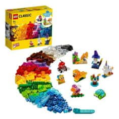 NEW Játékkészlet Classic átlátszó tégla Lego 11013