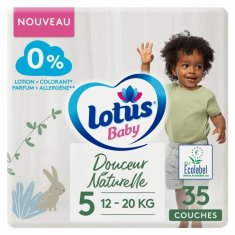 NEW Lotus Baby pelenkák Natural Softness 5 méret (35 uds)