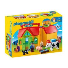 NEW Playset Playmobil 1.2.3 Playmobil farm (17 db)