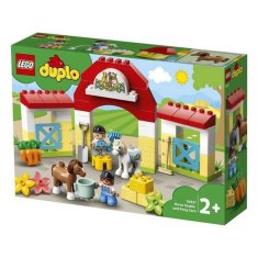 NEW Playset Duplo lóistálló és pónik gondozása Lego 10951 (65 db)