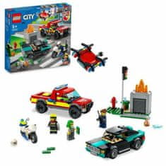 NEW Lego 60319 Tűzoltó és rendőrségi üldözés (295 db)