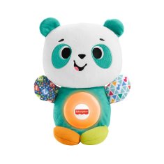 NEW Fisher Price Linkimals Andrea The Panda plüss játék + 9 hónapos FR