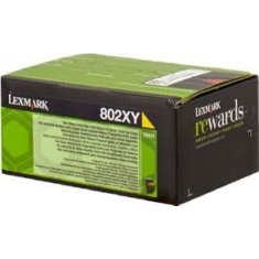 NEW Toner Lexmark 802XY Sárga