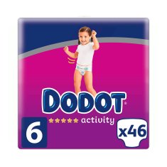 NEW Dodot Dodot Activity eldobható pelenkák 17-28 kg 6-os méret 46 db